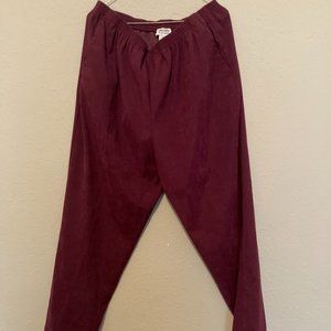 SOLD Dark purple corduroy baggy pants